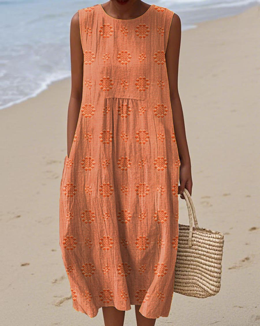 Camille | Élégante Robe Sans Manches Décontractée avec Poches pour Femmes 5