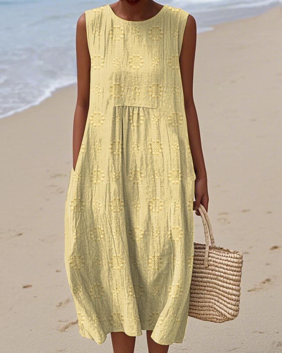 Camille | Élégante Robe Sans Manches Décontractée avec Poches pour Femmes 6