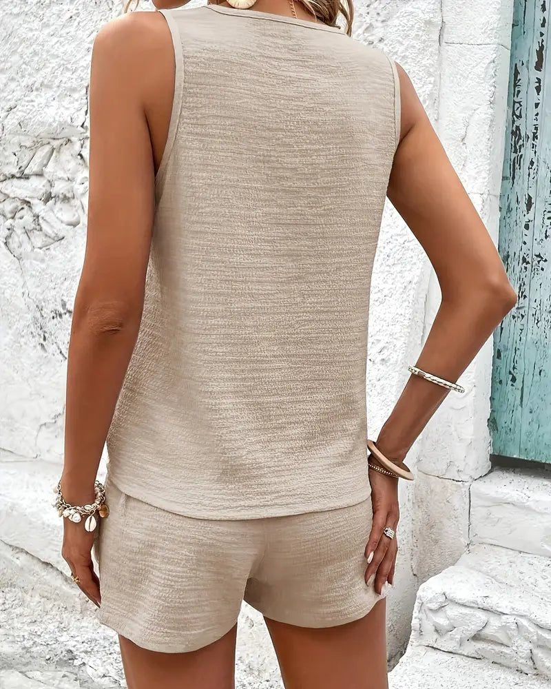 Camille | Ensemble d'Été Élégant en Polyester Biologique pour Femmes 2