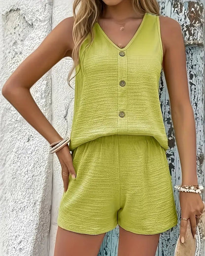 Camille | Ensemble d'Été Élégant en Polyester Biologique pour Femmes 9