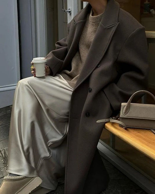 Camille | Manteau Oversize Chic à Double Boutonnage pour Femmes 0