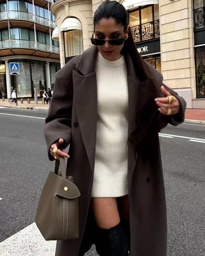 Camille | Manteau Oversize Chic à Double Boutonnage pour Femmes 4