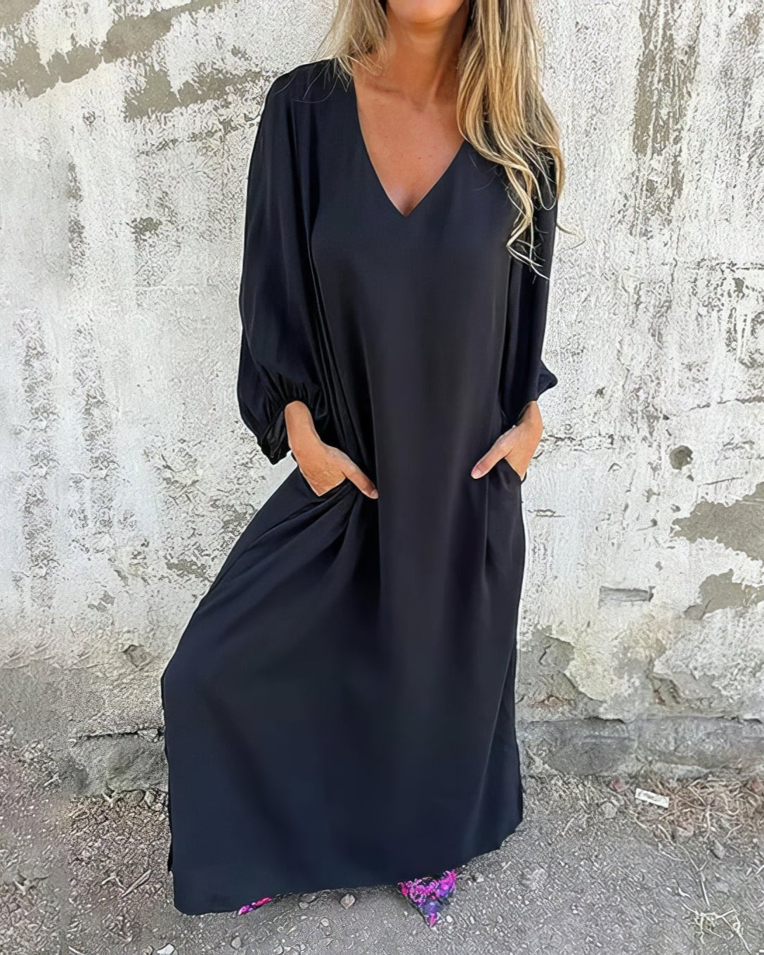 Camille | Robe Boho Élégante avec Fente Latérale pour Femmes 2