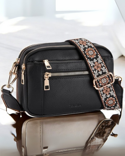 Camille | Sac à Bandoulière en Cuir Élégant pour Femme avec Compartiments Pratiques 3