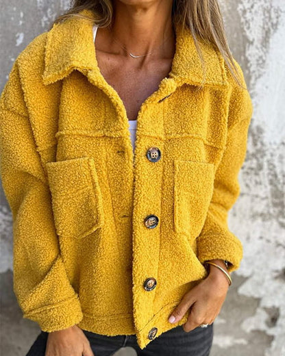 Camille | Veste Teddy Texturée Élégante et Confortable pour Femmes 4