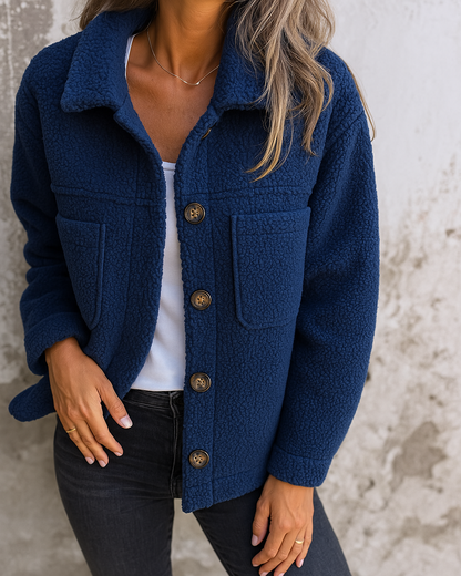 Camille | Veste Teddy Texturée Élégante et Confortable pour Femmes 7