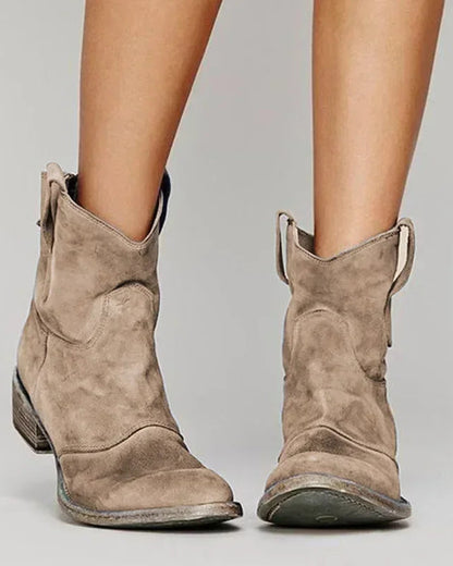 Clara | Bottines Western Élégantes en Cuir pour Femmes. 0