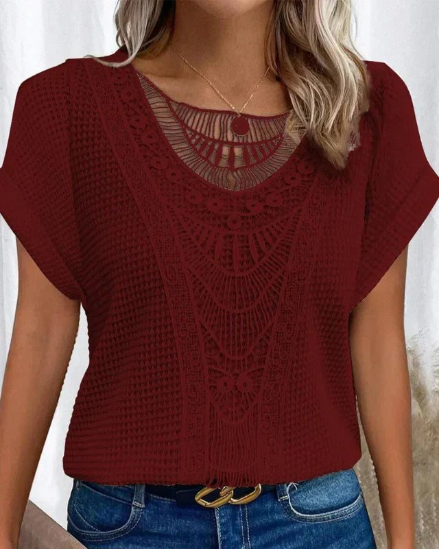 Clara | Élégante Blouse Ibiza en Dentelle pour Femmes 7