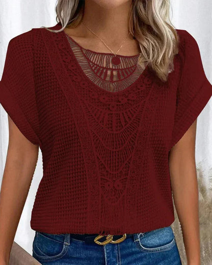 Clara | Élégante Blouse Ibiza en Dentelle pour Femmes 7