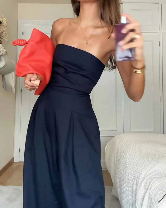 Clara | Élégante Combinaison Sans Bretelles Pour Femmes Chic et Sophistiquée 0