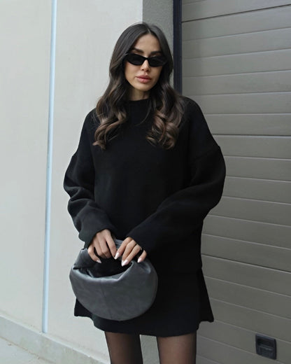 Clara | Ensemble Décontracté en Tricot avec Pull et Short pour Femmes 4