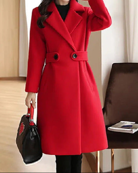 Clara | Manteau en Laine Ajusté Élégant pour Femme - Confort et Style Sophistiqué 6