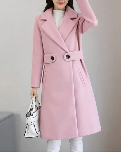 Clara | Manteau en Laine Ajusté Élégant pour Femme - Confort et Style Sophistiqué 9