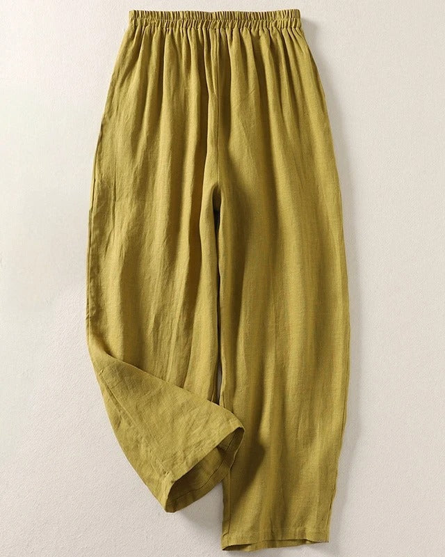 Clara | Pantalon Décontracté en Lin Respirant pour Femmes 4