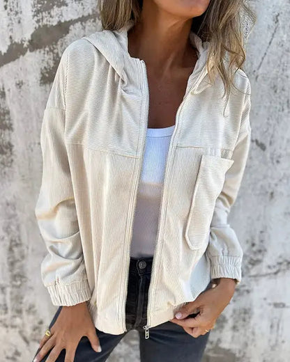 Clara | Veste Légère en Velours Côtelé Élégante pour Femmes 8