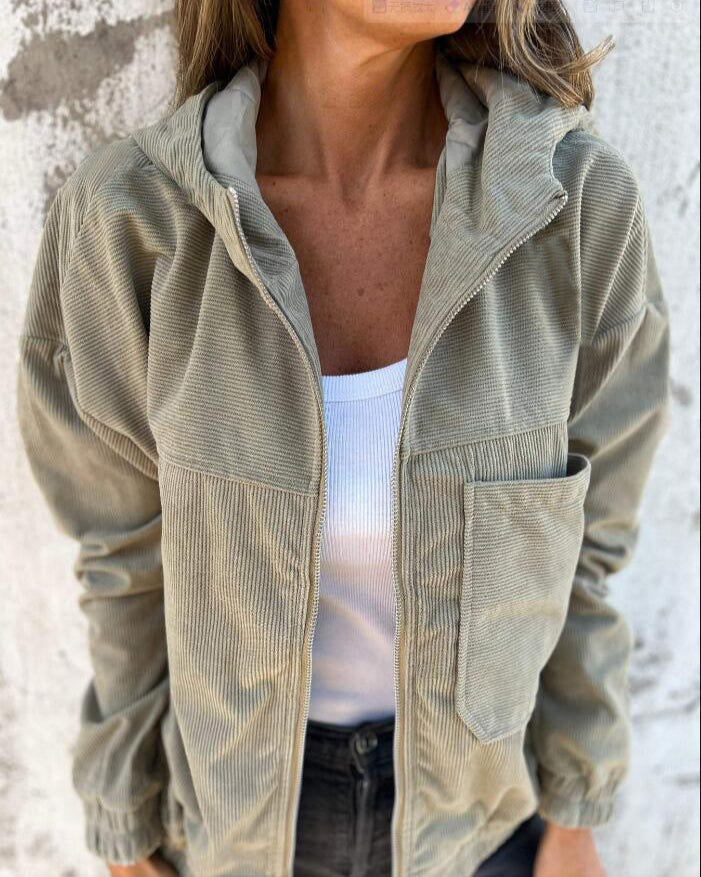 Clara | Veste Légère en Velours Côtelé Élégante pour Femmes 9