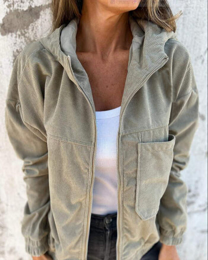 Clara | Veste Légère en Velours Côtelé Élégante pour Femmes 9