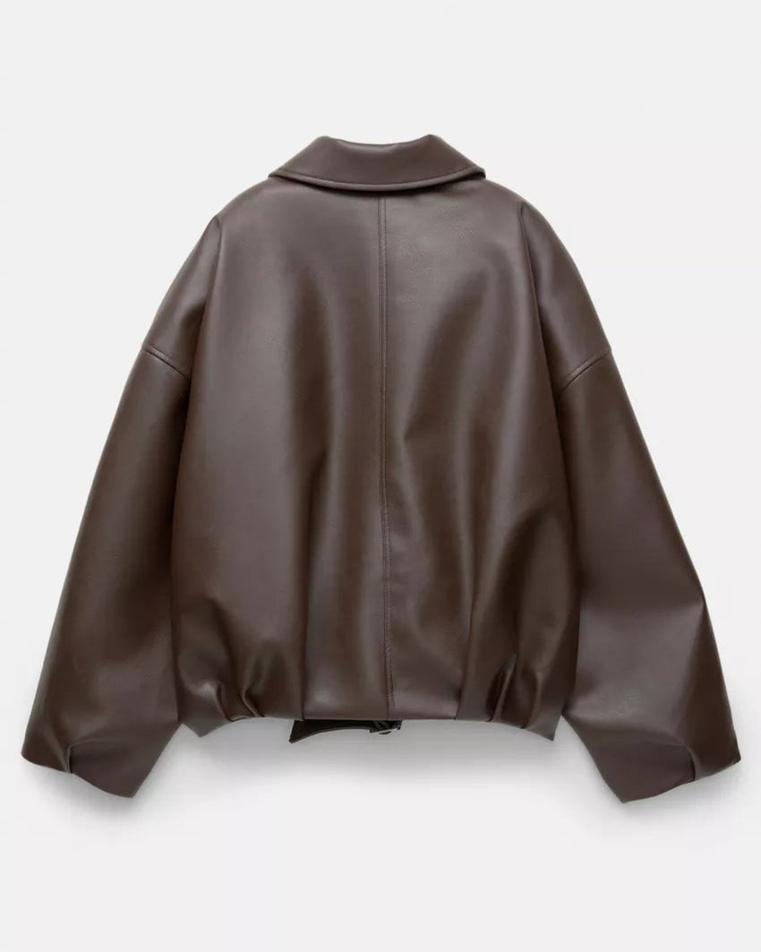 Clara | Veste Rétro en Similicuir Audacieuse pour Femmes 4