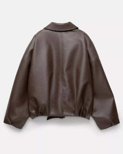 Clara | Veste Rétro en Similicuir Audacieuse pour Femmes 4