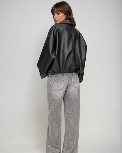 Clara | Veste Rétro en Similicuir Audacieuse pour Femmes 8