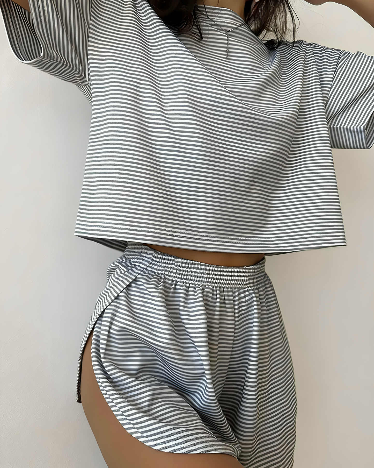 Léa | Ensemble de Loungewear Confortable à Pantalon Court pour Femmes 3