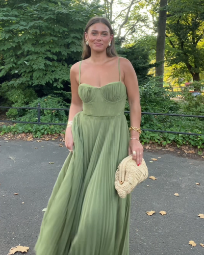 Léa | Robe Midi Élégante à Dos Ouvert pour Femmes en Polyester 5