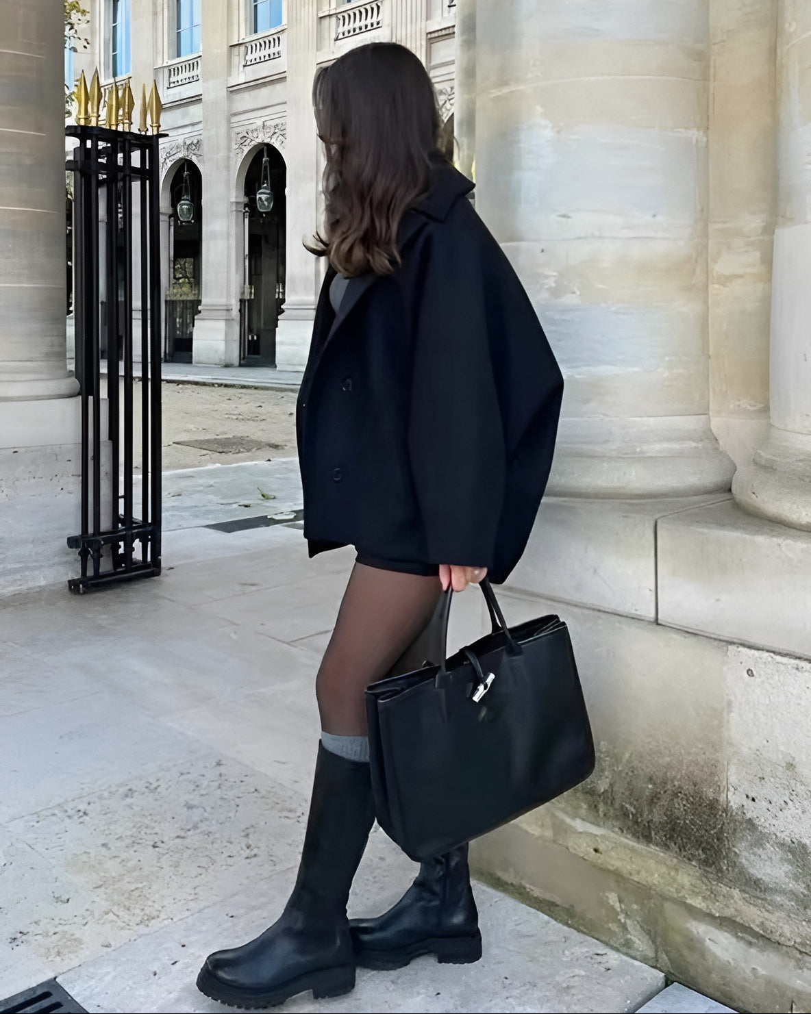 Lila | Manteau Tailleur Oversize Élégant pour Femmes avec Double Boutonnage 4