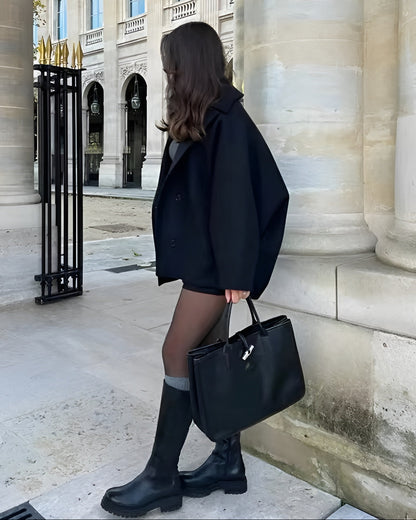 Lila | Manteau Tailleur Oversize Élégant pour Femmes avec Double Boutonnage 4