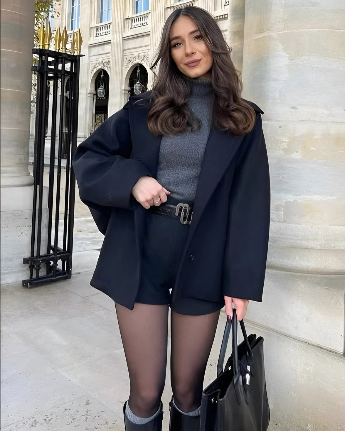 Lila | Manteau Tailleur Oversize Élégant pour Femmes avec Double Boutonnage 6