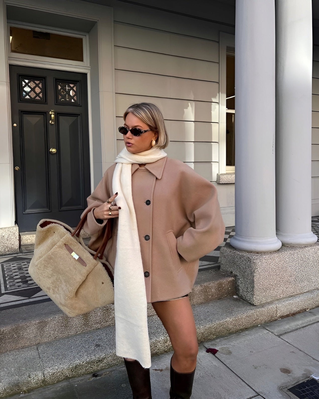 Lila | Manteau Tailleur Oversize Élégant pour Femmes avec Double Boutonnage 7