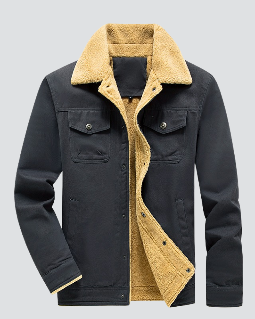 Lucas | Veste Bomber Doublée Sherpa Moderne et Confortable pour Hommes 1