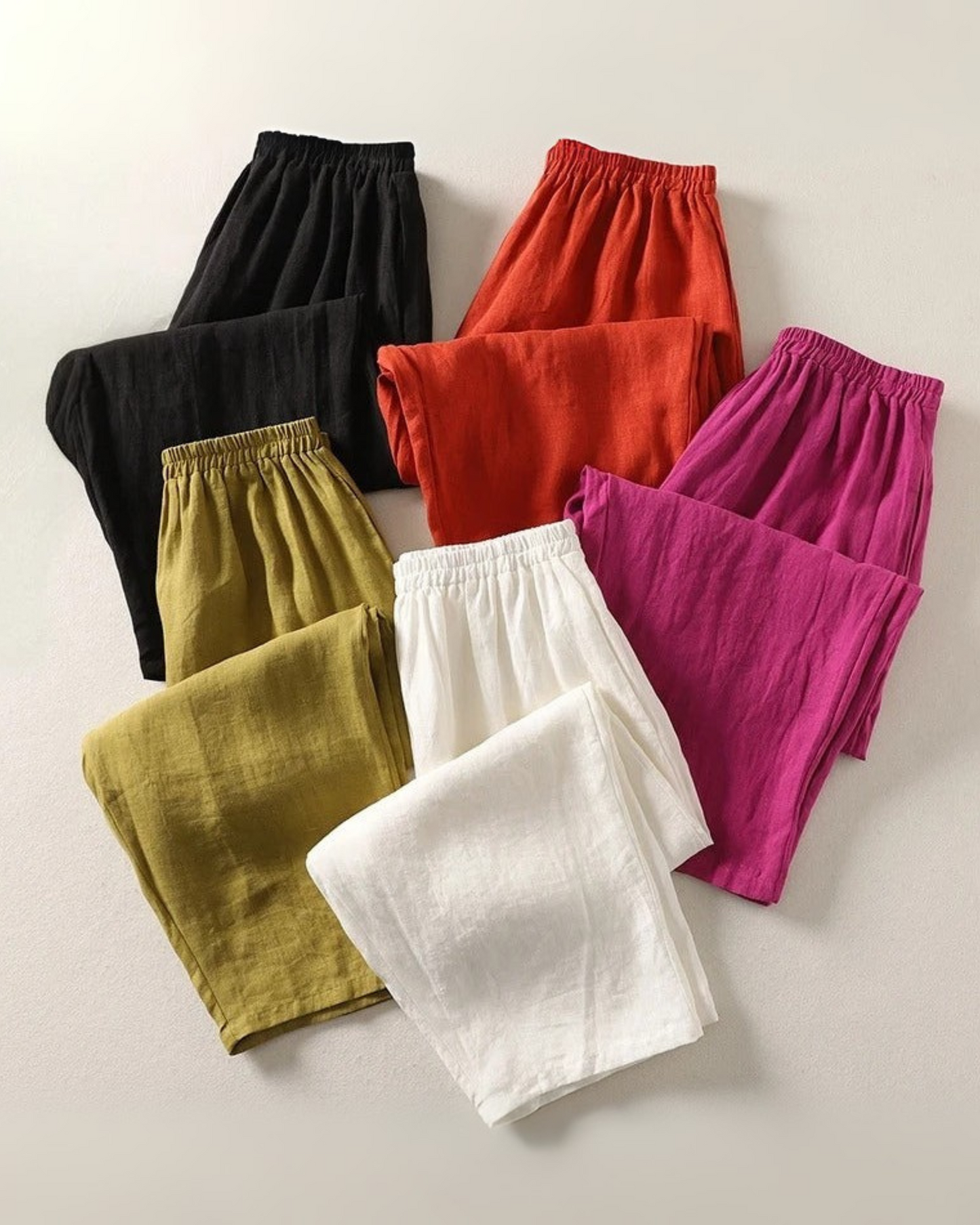 Ophélie | Pantalon Décontracté en Lin Respirant pour Femmes