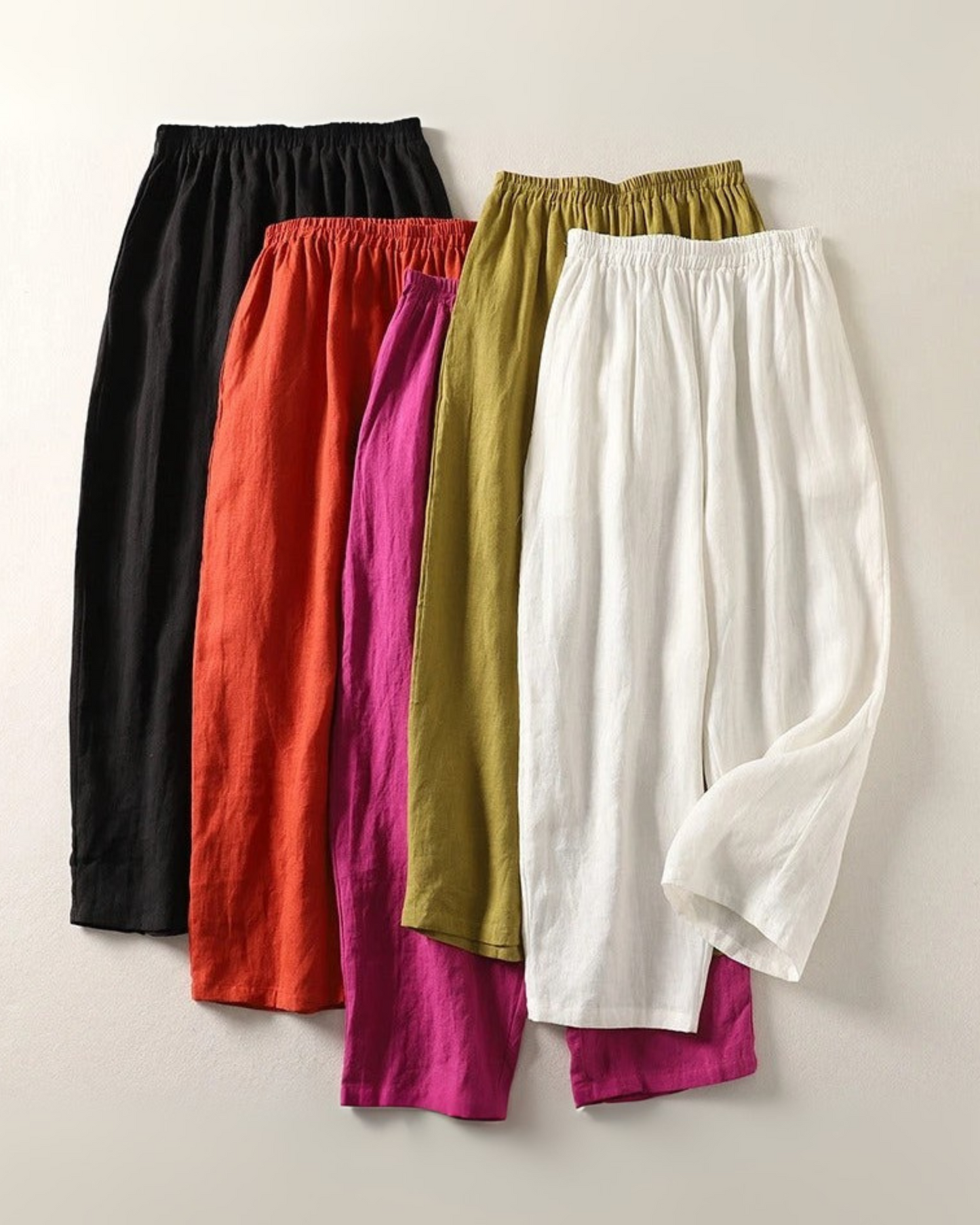 Ophélie | Pantalon Décontracté en Lin Respirant pour Femmes