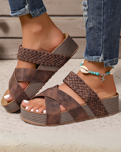 Myriam | Sandales Orthopédiques Confortables en Cuir pour Femmes