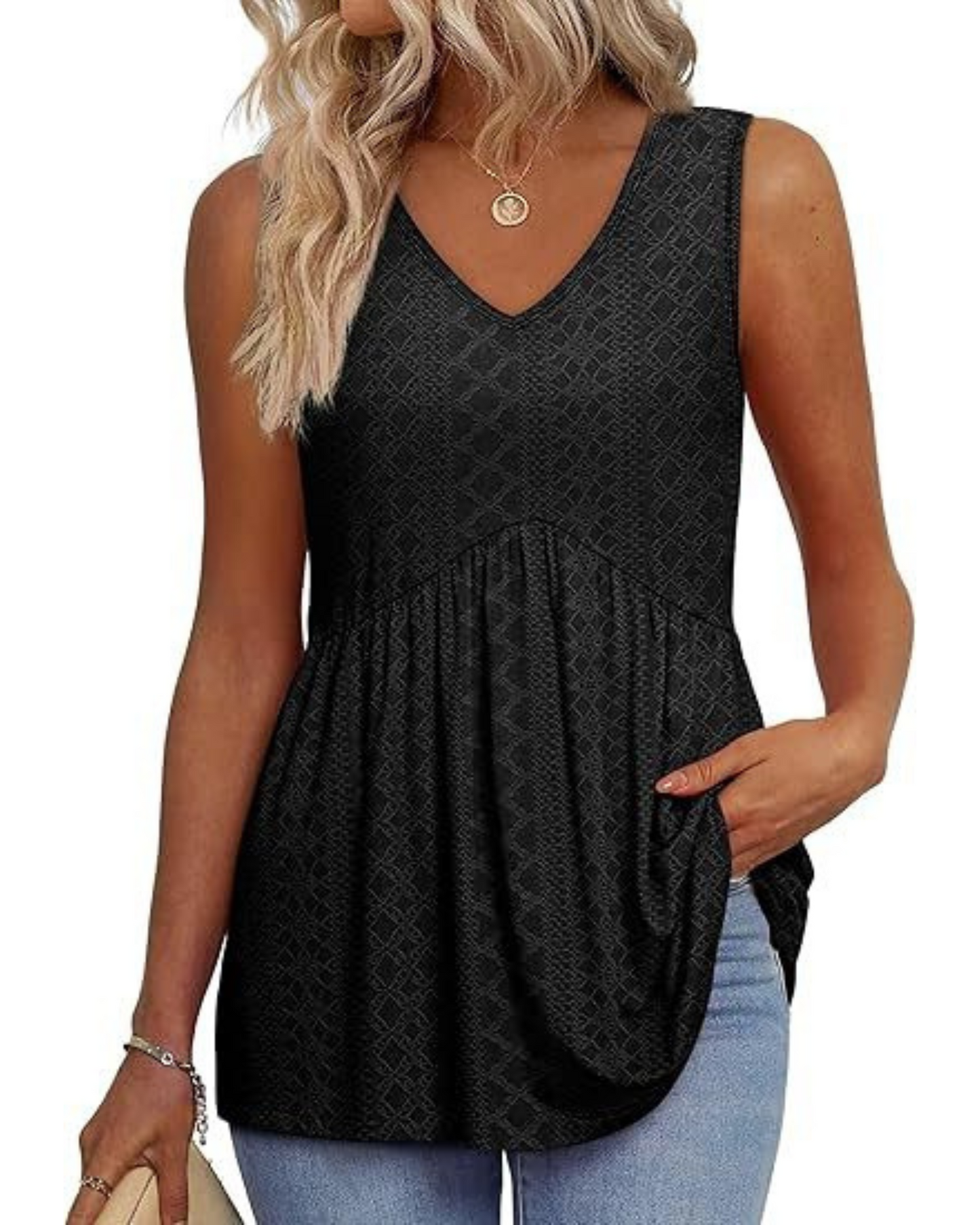 Philomène | Top Décontracté Sans Manches Élégant pour Femmes, Idéal Pour Printemps et Été