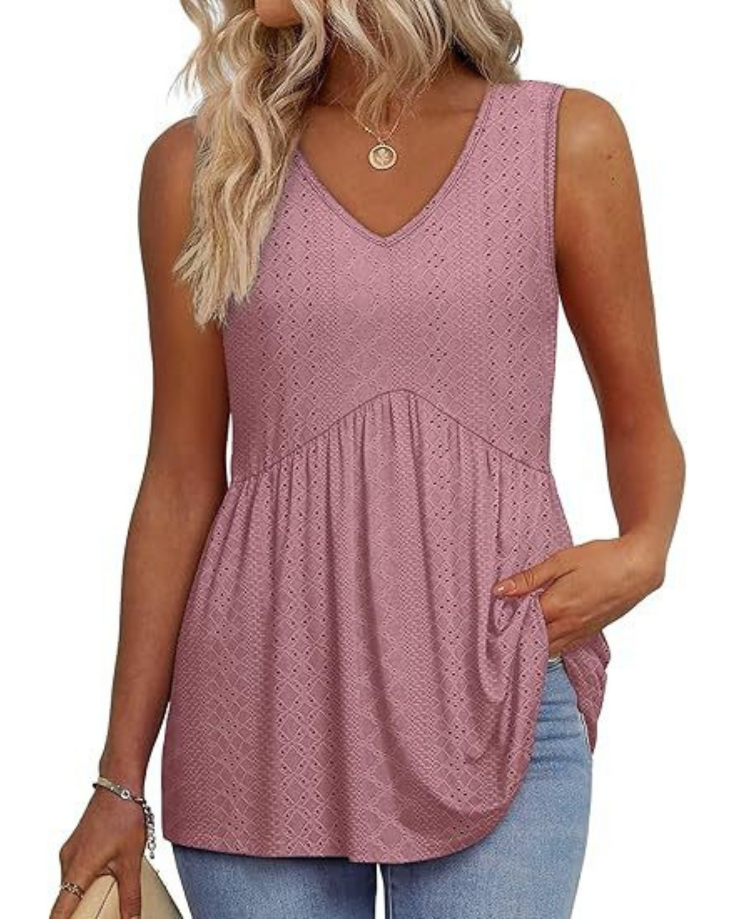 Philomène | Top Décontracté Sans Manches Élégant pour Femmes, Idéal Pour Printemps et Été