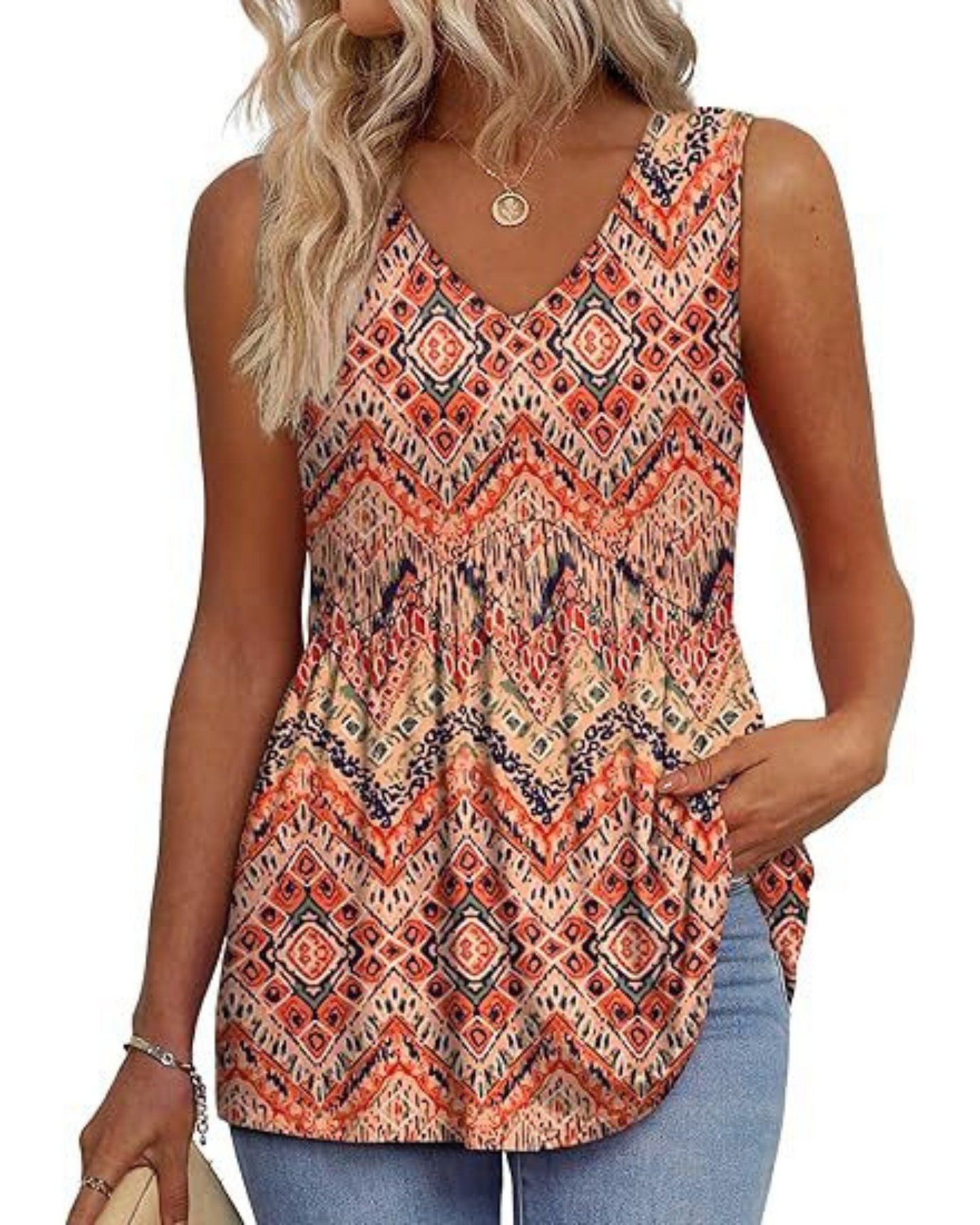 Philomène | Top Décontracté Sans Manches Élégant pour Femmes, Idéal Pour Printemps et Été