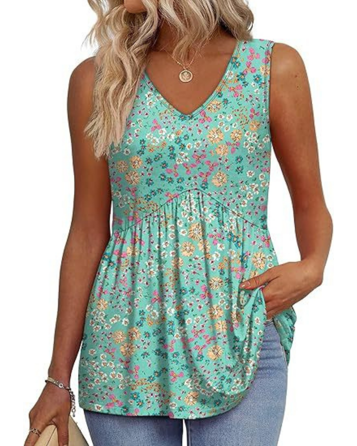 Philomène | Top Décontracté Sans Manches Élégant pour Femmes, Idéal Pour Printemps et Été