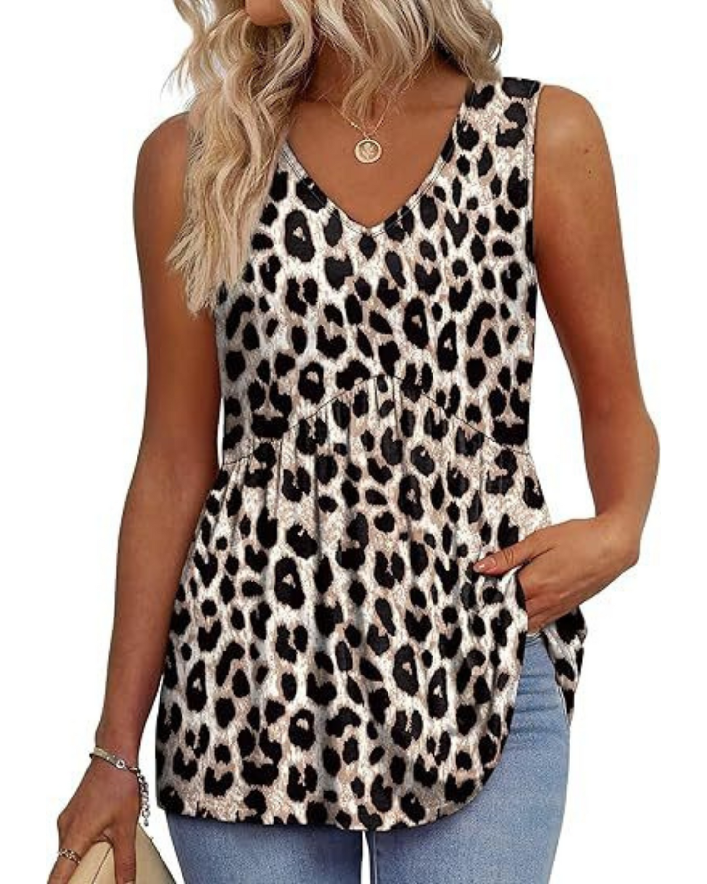 Philomène | Top Décontracté Sans Manches Élégant pour Femmes, Idéal Pour Printemps et Été